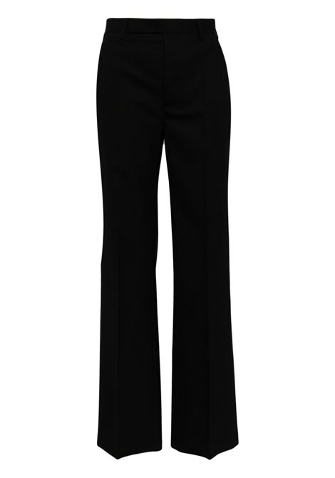 Black straight-leg tailored trousers - women RICK OWENS | RP01D2302ZL09